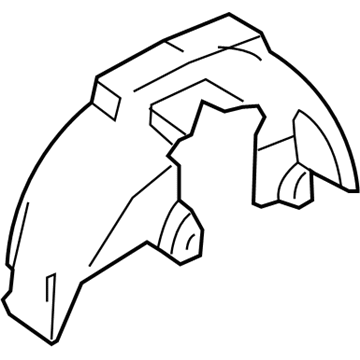 Ford 1S4Z-74278B50-AA Quarter Panel Filler 1S4Z-74278B50-AA Ford Quarter Panel Filler Illustration 1 of 1