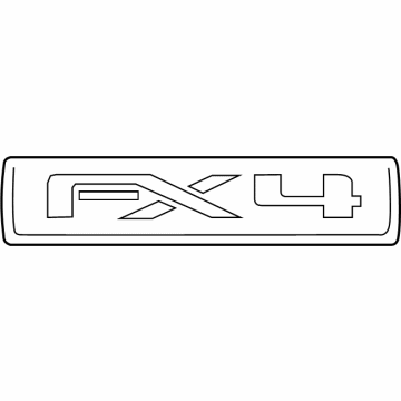 Ford JL1Z-16720-A Nameplate