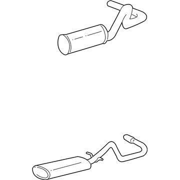 Ford E-150 Muffler - 4C2Z-5230-GA