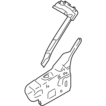 Ford GR3Z-7651186-B Rail Assembly - Body Side - Upper