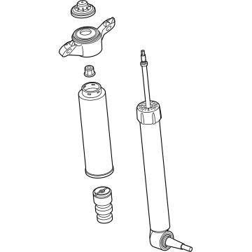 2022 Ford Police Interceptor Utility Shock Absorber - LB5Z-18125-A