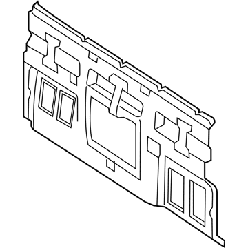 8A2Z-7840300-A Ford Back Panel Assembly Illustration 1 of 1