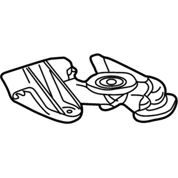 4F9Z-6881-AC Ford Oil Filter Adaptor Illustration 1 of 1