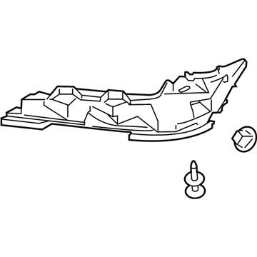JL3Z-17C947-B Ford Reinforcement Illustration 1 of 1