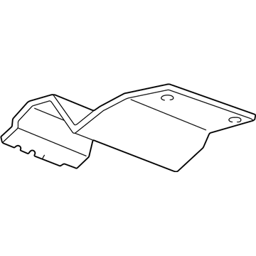 F75Z78018B68AA Ford Bracket Overhead Console Illustration 1 of 1