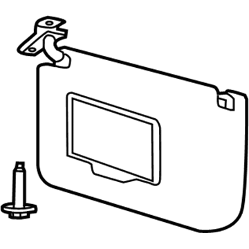 Ford HC3Z-2504104-AA Sun Visor Assembly