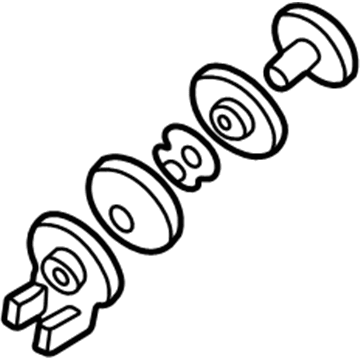 Ford 1L1Z-7842147-AA Bracket Assembly - Back W 1L1Z-7842147-AA Ford Bracket Assembly - Back W Illustration 1 of 1