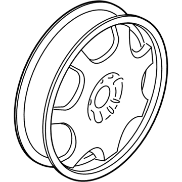 2013 Ford Escape Spare Wheel - CJ5Z-1007-F