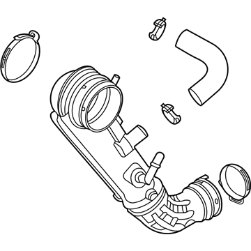 Ford Explorer Air Duct - P1MZ-9B659-A
