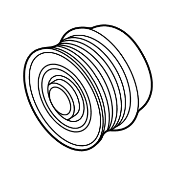 2020 Ford Explorer Alternator Pulley - L1MZ-10344-B