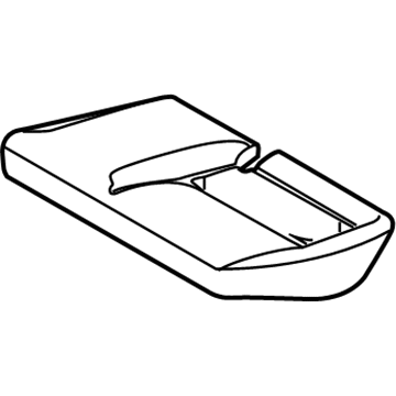 Ford CV6Z-5863841-D Rear Seat Cushion Pad