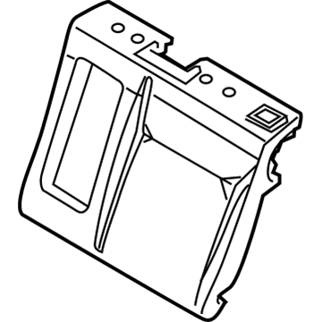 Ford F1EZ-5466801-B Pad - Rear Seat Back