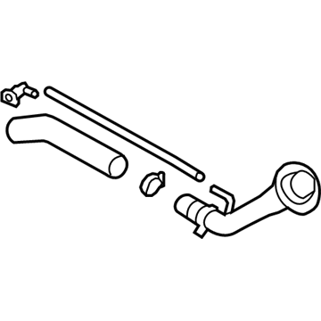 2006 Ford E-450 Super Duty Fuel Filler Neck - 5C2Z-9034-BA