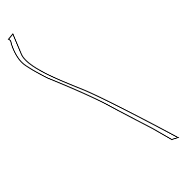 Ford DM5Z-5803137-A Windshield Moulding DM5Z-5803137-A Ford Windshield Moulding Illustration 1 of 1