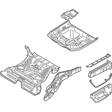Mercury Floor Pan - 8G1Z-5411215-BA