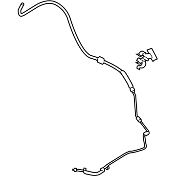 Ford Transit Power Steering Hose - CK4Z-3A713-E