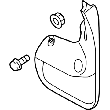 Ford C-Max Mud Flaps - AM5Z-16A550-B