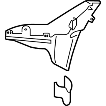 Ford FL3Z-17F803-A Duct - Air