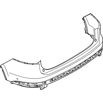 Lincoln Aviator Bumper - LC5Z-17810-AEPTM