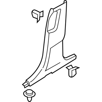 Ford FT4Z-5824346-BA Trim - "B" Pillar