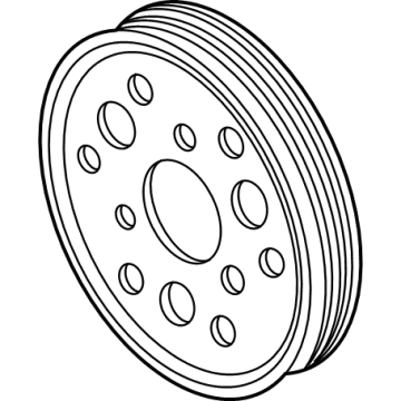 Ford Mustang Water Pump Pulley - P2GZ-8509-A