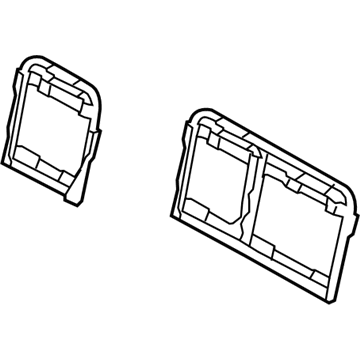 Ford 8C3Z-26613A38-B Frame - Rear Seat Back Retaining