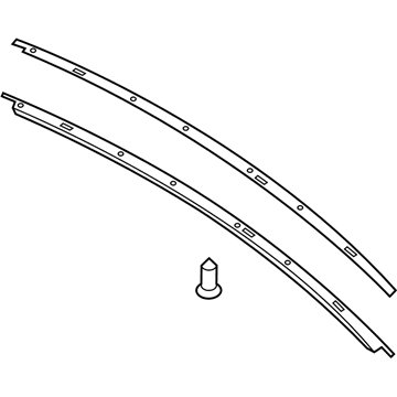 Ford GR3Z-6302564-A Retainer - Weatherstrip