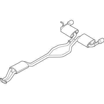 Ford Edge Muffler - BA1Z-5230-B