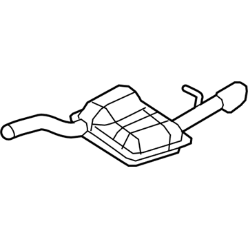 Ford 8S4Z-5A289-C Rear Muffler Assembly