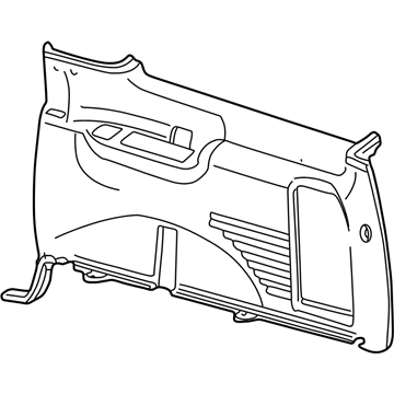 3C7Z-7831012-AAB Ford Trim Assembly Quarter Illustration 1 of 1