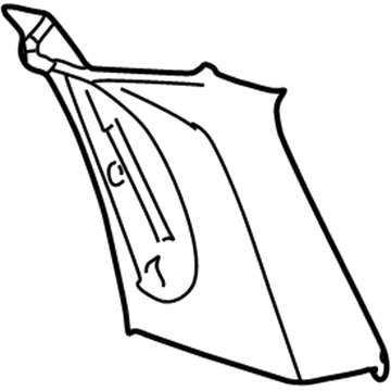 3C7Z-7824356-AAB Ford Panel - Trim Illustration 1 of 1
