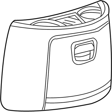 Ford E-350/E-350 Super Duty Center Console Base - YC2Z-16045A36-BAB