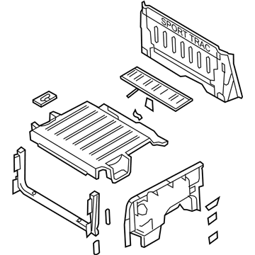 Ford 8A2Z-9928508-AA Box Assembly - Pick Up