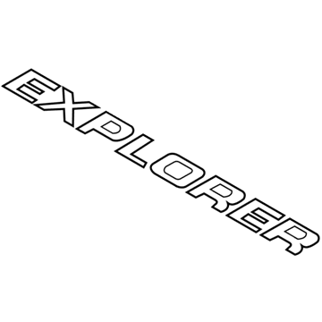 Ford Explorer Sport Trac Emblem - 4L2Z-7842528-BA