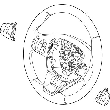 2023 Ford Maverick Steering Wheel - NZ6Z-3600-CA