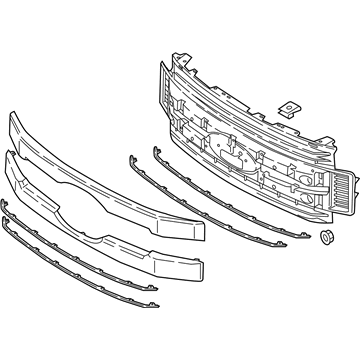 2017 Ford F-250 Super Duty Grille - HC3Z-8200-DB