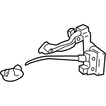 2002 Ford Escape Door Latch Assembly - 2L8Z-78219A64-BAA