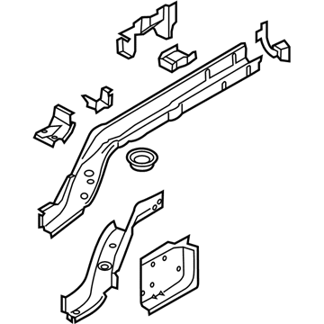 Ford FR3Z-6310124-A Member Assembly - Floor Side - Rear