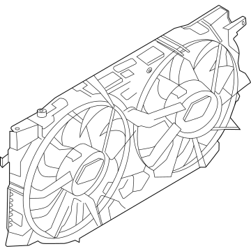 2023 Ford Bronco Engine Cooling Fan - MB3Z-8C607-J