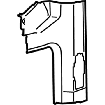 Ford EK4Z-6131112-BA Trim Assembly - Quarter - Upper