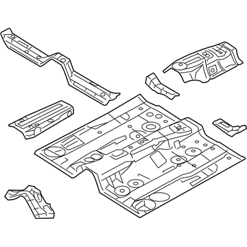 Mercury Milan Floor Pan - 6E5Z-5411135-AA