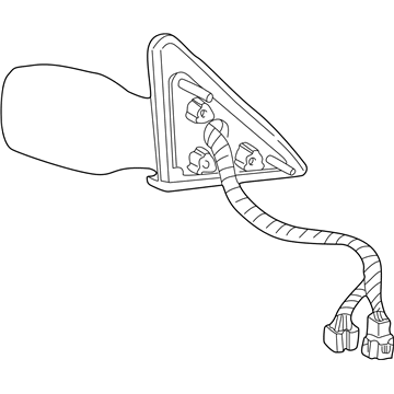Ford 4W1Z-17683-CAB Mirror Assembly - Rear View Outer