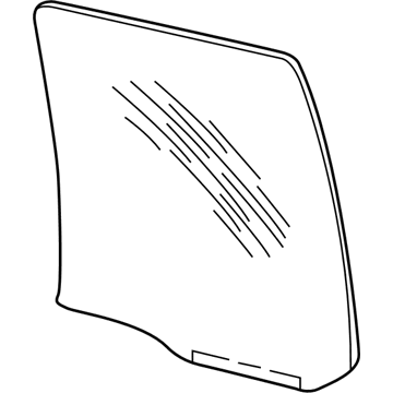 F87Z-7825712-AA Ford Glass And Channel Assembly Illustration 1 of 1