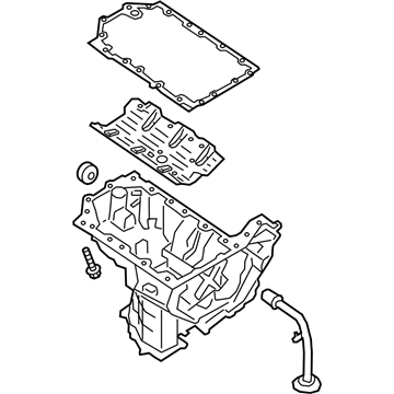 Ford F-150 Oil Pan - JL3Z-6K040-B