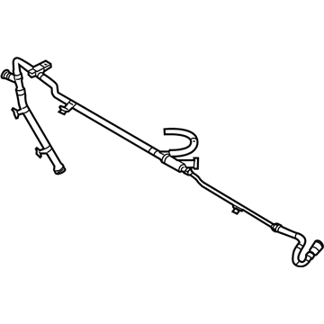 Lincoln Town Car Fuel Filler Hose - 5W1Z-9C047-AA