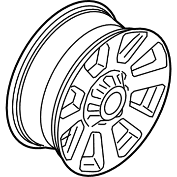 Ford HC3Z-1007-H Wheel Assembly