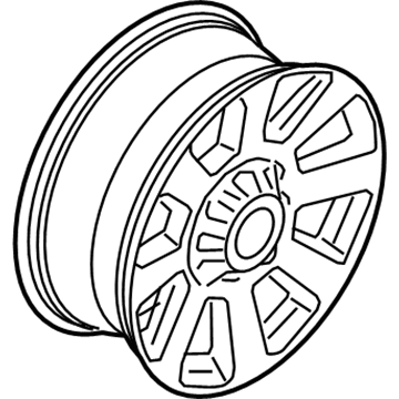Ford HC3Z-1007-D Wheel Assembly