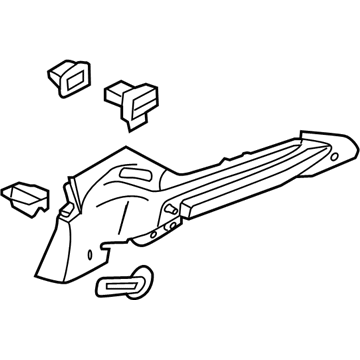 Ford G1EZ-5846809-AA Support - Rear Package Tray Trim