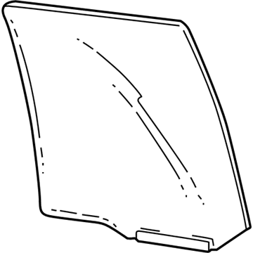 F77Z-7825713-AA Ford Glass And Channel Assy Illustration 1 of 1