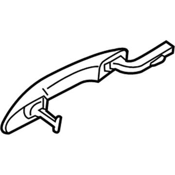 2020 Lincoln Nautilus Door Handle - GJ7Z-5426605-ADPTM